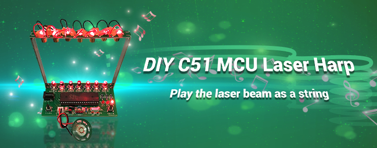 DIY Kit C51 MCU Laser Harp Kit.13056